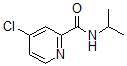 结构式 CAS# 604813-08-3, 4-氯-N-(1-甲基乙基)-2-吡啶甲酰胺