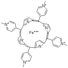 CAS#: 60489-13-6， Tetrakis(N-Methyl-4-Pyridinium)Yl-Porphine Iron(III) Complex