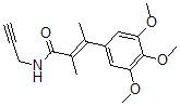 CAS#: 60548-42-7， alpha,beta-Dimethyl-N-(2-Propynyl)-3,4,5-Trimethoxycinnamamide