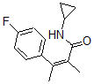 CAS#: 60548-43-8， (Z)-N-Cyclopropyl-alpha,beta-Dimethyl-4-Fluorocinnamamide