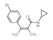 CAS#: 60548-45-0， (Z)-4-Bromo-N-Cyclopropyl-alpha,beta-Dimethylcinnamamide