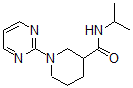 CAS#: 605624-20-2， N-(1-Methylethyl)-1-(2-Pyrimidinyl)-3-Piperidinecarboxamide