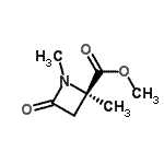 CAS#: 605658-22-8， Methyl (2R)-1,2-dimethyl-4-oxo-2-azetidinecarboxylate