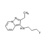 CAS#: 605672-95-5， 2-Ethyl-N-(3-fluoropropyl)pyrazolo[1,5-a]pyridin-3-amine