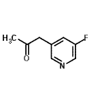 CAS#: 605681-20-7， 1-(5-Fluoro-3-pyridinyl)acetone