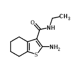CAS#: 60598-65-4， 2-Amino-N-Ethyl-4,5,6,7-Tetrahydro-1-Benzothiophene-3-Carboxamide
