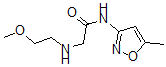 CAS 登录号：606096-26-8， 2-[(2-甲氧基乙基)氨基]-N-(5-甲基-3-异恶唑基)-乙酰胺