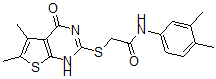 CAS#: 606107-80-6， 2-[(1,4-Dihydro-5,6-Dimethyl-4-Oxothieno[2,3-d]Pyrimidin-2-Yl)Thio]-N-(3,4-Dimethylphenyl)-Acetamide