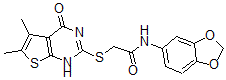 CAS#: 606108-03-6， N-1,3-Benzodioxol-5-Yl-2-[(1,4-Dihydro-5,6-Dimethyl-4-Oxothieno[2,3-d]Pyrimidin-2-Yl)Thio]-Acetamide