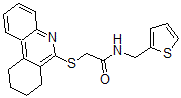 CAS#: 606108-57-0， 2-[(7,8,9,10-Tetrahydro-6-Phenanthridinyl)Thio]-N-(2-Thienylmethyl)-Acetamide