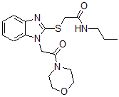 CAS#: 606110-82-1， 2-[[1-[2-(4-Morpholinyl)-2-Oxoethyl]-1H-Benzo[d]Imidazol-2-Yl]Thio]-N-Propyl-Acetamide