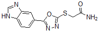CAS#: 606117-07-1， 2-[[5-(1H-Benzo[d]Imidazol-5-Yl)-1,3,4-Oxadiazol-2-Yl]Thio]-Acetamide