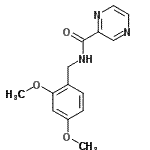 CAS#: 606132-14-3， N-(2,4-Dimethoxybenzyl)-2-pyrazinecarboxamide