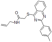 CAS#: 606132-24-5， 2-[[2-(4-Methylphenyl)-4-Quinazolinyl]Thio]-N-Allyl-Acetamide