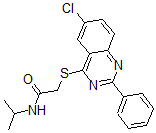 CAS#: 606132-55-2， 2-[(6-Chloro-2-Phenyl-4-Quinazolinyl)Thio]-N-(Isopropyl)-Acetamide