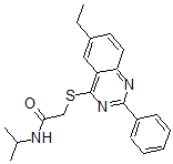 CAS#: 606134-60-5， 2-[(6-Ethyl-2-Phenyl-4-Quinazolinyl)Thio]-N-(Isopropyl)-Acetamide