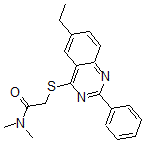 CAS#: 606134-62-7， 2-[(6-Ethyl-2-Phenyl-4-Quinazolinyl)Thio]-N,N-Dimethyl-Acetamide