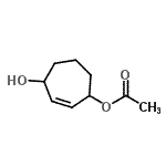 CAS#: 606490-58-8， 4-Hydroxy-2-cyclohepten-1-yl acetate