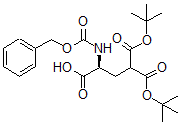 CAS 登录号：60686-50-2， (3S)-3-[[(苯基甲氧基)羰基]氨基]-1,1,3-丙烷三羧酸 1,1-二叔丁酯