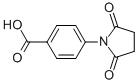 structure of CAS# 60693-33-6, 4-Succinimidobenzoicacid;4-(2,5-Dioxo-1-Pyrrolidinyl)Benzoate;4-Succinimidobenzoate;Zinc00216942