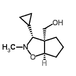 CAS#: 607405-13-0， [(3R,3aR,6aR)-3-Cyclopropyl-2-methylhexahydro-3aH-cyclopenta[d][1,2]oxazol-3a-yl]methanol