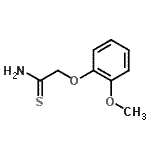 CAS#: 60759-06-0， 2-(2-Methoxyphenoxy)Ethanethioamide