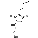 CAS#: 607692-54-6， 1-Butyl-3-[(2-hydroxyethyl)amino]-1H-pyrrole-2,5-dione
