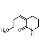 CAS 登录号：607731-32-8， (3Z)-3-丁亚基-2-哌啶酮