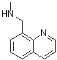structure of CAS# 60843-63-2, N-Methyl-1-(8-Quinolinyl)Methanamine;methyl(8-quinolylmethyl)amine;methyl(quinolin-8-ylmethyl)amine;methyl-quinolin-8-ylmethyl-amine