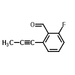 CAS#: 608515-62-4， 2-Fluoro-6-(1-propyn-1-yl)benzaldehyde