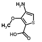 CAS#: 608537-78-6， 4-Amino-3-methoxy-2-thiophenecarboxylic acid