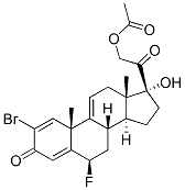 CAS#: 60864-66-6， 2-Bromo-6beta-Fluoro-17,21-Dihydroxypregna-1,4,9(11)-Triene-3,20-Dione 21-Acetate