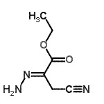CAS#: 609338-38-7， Ethyl (2E)-3-cyano-2-hydrazonopropanoate