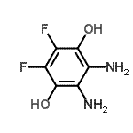 CAS#: 609343-33-1， 2,3-Diamino-5,6-difluoro-1,4-benzenediol