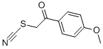 structure of CAS# 6097-26-3, 4-Methoxyphenacyl Thiocyanate;1-(4-Methoxyphenyl)-2-Thiocyanato-Ethanone;St5428885;Oprea1_708913