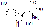structure of CAS# 60971-91-7, 5-Hydroxy-L-Tryptophan Methyl Ester Monohydrochloride;L-2-AMINO-3-(5-HYDROXYINDOLYL)PROPIONIC ACID METHYL ESTER HYDROCHLORIDE;5-HYDROXY-L-TRYPTOPHAN METHYL ESTER HYDROCHLORIDE;L-5-HYDROXYTRYPTOPHAN METHYL ESTER HYDROCHLORIDE
