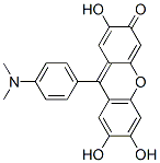 CAS 登录号:6098-86-8, 9-(4-二甲胺苯基)-2,6,7-三羟基-氧杂蒽-3-酮