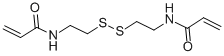 structure of CAS# 60984-57-8, N,N'-Bis(Acryloyl)Cystamine;N-[2-[2-(1-Oxoprop-2-Enylamino)Ethyldisulfanyl]Ethyl]Prop-2-Enamide;N-[2-(2-Acrylamidoethyldisulfanyl)Ethyl]Acrylamide;Nsc 328582