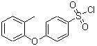 structure of CAS# 610277-83-3, 4-(2-Methylphenoxy)benzenesulfonyl chloride;[1623-92-3];4-(2-METHYLPHENOXY)BENZENESULFONYLCHLORIDE;4-(2-Methylphenoxy)benzenesulphonyl chloride