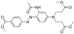CAS#: 61038-97-9， Methyl 4-[[2-(Acetylamino)-4-[Bis(3-Methoxy-3-Oxopropyl)Amino]Phenyl]Azo]Benzoate
