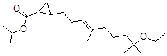 CAS#: 61064-89-9， (6E)-11-Ethoxy-2,3-methyleno-3,7,11-trimethyldodec-6-enoic acid isopropyl ester