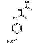 CAS#: 610758-30-0， N-[(4-Ethylphenyl)carbamothioyl]acetamide