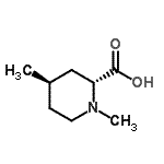 CAS#: 610786-79-3， (2R,4R)-1,4-Dimethyl-2-piperidinecarboxylic acid