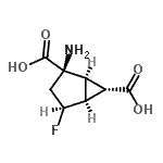 CAS#: 611168-17-3， (1S,2R,4S,5S,6S)-2-Amino-4-fluorobicyclo[3.1.0]hexane-2,6-dicarboxylic acid