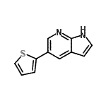 CAS#: 611204-94-5， 5-(2-Thienyl)-1H-pyrrolo[2,3-b]pyridine