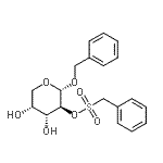 CAS#: 61134-28-9， Benzyl 2-O-(Benzylsulfonyl)-alpha-D-Arabinopyranoside