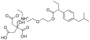 CAS#: 61147-39-5， Diethyl[2-[2-[2-(4-Isobutylphenyl)Butyroyloxy]Ethoxy]Ethyl]Ammonium Dihydrogen Citrate