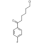 结构式 CAS# 61191-90-0, 6-氯-1-(4-氟苯基)-1-己酮