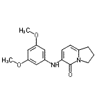 CAS#: 612065-08-4， 6-[(3,5-Dimethoxyphenyl)amino]-2,3-dihydro-5(1H)-indolizinone