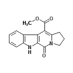 CAS#: 612065-17-5， Methyl 5-oxo-2,3,5,6-tetrahydro-1H-indolizino[6,7-b]indole-11-carboxylate
